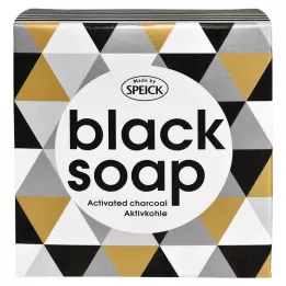 MADE BY SPEICK Savon au charbon actif au savon noir, 100 g