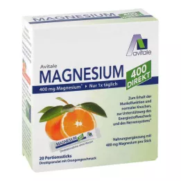 MAGNESIUM 400 bâtonnets dorange directs, 20X2,1 g