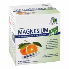 MAGNESIUM 400 bâtonnets dorange directs, 50X2,1 g