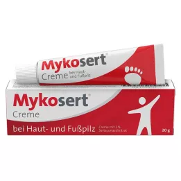 MYKOSERT Crème contre les mycoses de la peau et des pieds, 20 g