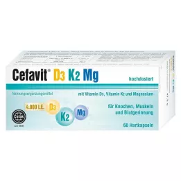 CEFAVIT D3 K2 Mg 4 000 UI gélules, 60 pièces