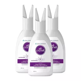 ELL-CRANELL Solution à utiliser sur la tête à 250 microgrammes/ml, 3x200 ml