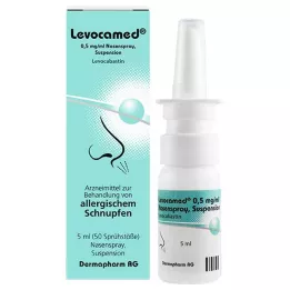 LEVOCAMED Suspension pour pulvérisation nasale à 0,5 mg/ml, 5 ml