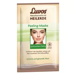 LUVOS Masque exfoliant à la crème cicatrisante à largile, 2 x 7,5 ml