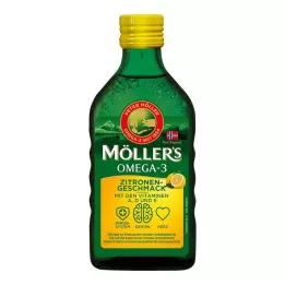 MÖLLERHuile S Omega-3 Saveur Citron, 250 ml