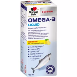 DOPPELHERZ Système liquide oméga-3, 150 ml