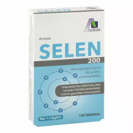 Tablettes Selenium 200 μg, 120 pc