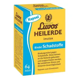 Capsules dargile cicatrisante Luvos Imutox (64 pièces)