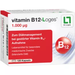 VITAMIN B12-LOGES Capsules de 1 000 μg, 120 pc