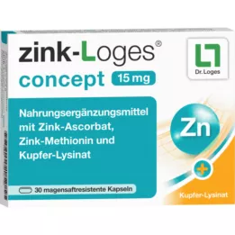 ZINK-LOGES Concept 15 mg Gastric Saftres.Kapseln, 30 pc
