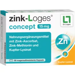 ZINK-LOGES Concept 15 mg Gastric Saftres.Kapseln, 90 pc