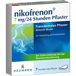 NIKOFRENON 7 mg / 24 heures Transdermal en plâtre, 7 pc