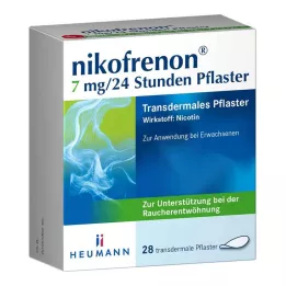 NIKOFRENON Timbre transdermique 7 mg/24 heures, 28 pcs