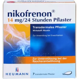 NIKOFRENON 14 mg / 24 heures Transdermal en plâtre, 7 pc