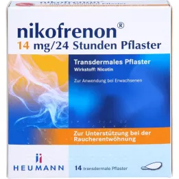 NIKOFRENON 14 mg / 24 heures Transdermal en plâtre, 14 pc