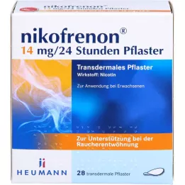 NIKOFRENON 14 mg / 24 heures Transdermal en plâtre, 28 pc