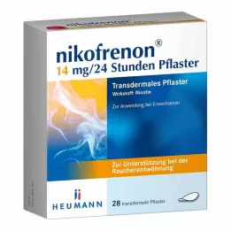 NIKOFRENON Timbre transdermique 14 mg/24 heures, 28 pcs
