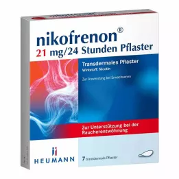 NIKOFRENON Timbre transdermique 21 mg/24 heures, 7 pcs