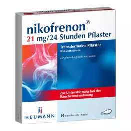 NIKOFRENON Timbre transdermique 21 mg/24 heures, 14 pcs