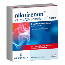 NIKOFRENON Timbre transdermique 21 mg/24 heures, 28 pcs