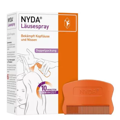 NYDA Spray anti-poux, 2X50 ml