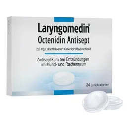 Laryngomédine Octenidine Antisept, 24 pc