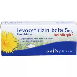 LEVOCETIRIZIN Beta 5 mg de comprimés de films, 6 pc