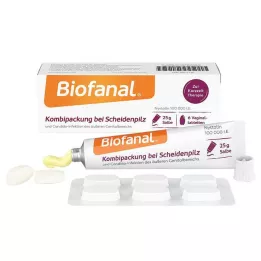 BIOFANAL Pack combiné pour les infections vaginales à levures Vagtab.+pommade, 1 P