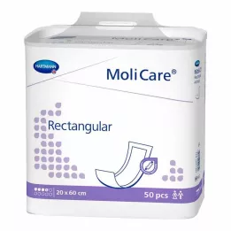 MOLICARE rectangulaire 4 gouttes 20x60 cm, 50 pcs