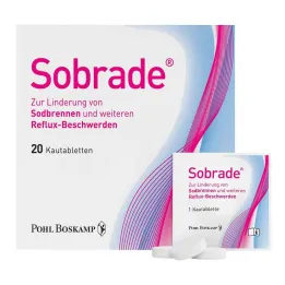 SOBRADE Comprimés à croquer, 20 pièces