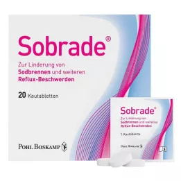 SOBRADE comprimés à croquer, 20 pc