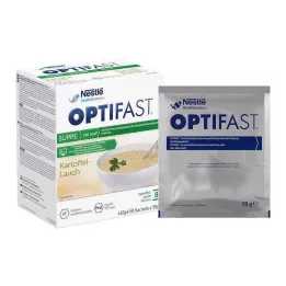 OPTIFAST Poudre de soupe de pommes de terre et de poireaux, 8X55 g