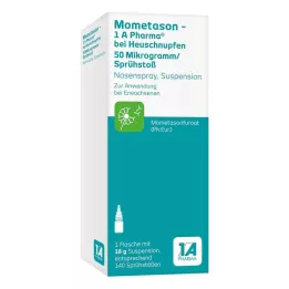MOMETASON 1A Phar.b.Rhume des foins 50μg/spray 140, 18 g