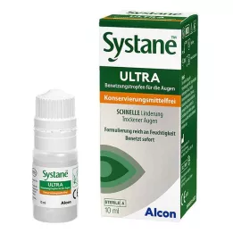 SYSTANE ULTRA Agent mouillant pour paupières sans conservateur, 10 ml