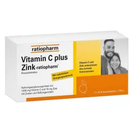 VITAMIN C PLUS Comprimés effervescents Zink-ratiopharm, 40 pcs