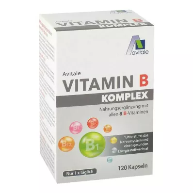 VITAMIN B KOMPLEX gélules, 120 pièces VITAMIN B KOMPLEX gélules, 120 pièces