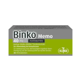 BINKO Mémo 40 mg de tablettes de film, 30 pc