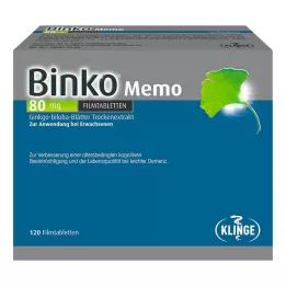 BINKO MÉMO 80 mg de tablettes de film, 120 pc