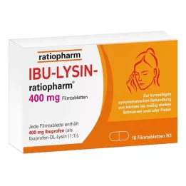 IBU-LYSIN-ratiopharm 400 mg comprimés pelliculés, 10 pcs