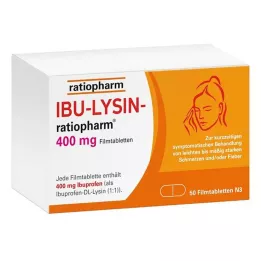 IBU-LYSIN-ratiopharm 400 mg comprimés pelliculés, 50 pcs