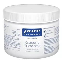 PURE ENCAPSULATIONS Poudre de D-mannose aux canneberges, 37 g