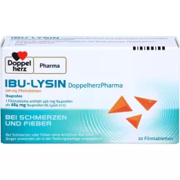 IBU-LYSIN DoppelherzPharma 400 mg comprimés pelliculés, 20 pièces