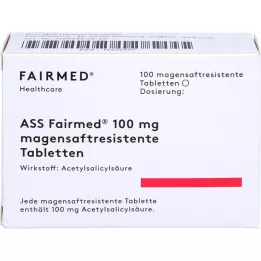 ASS Fairmed 100 mg gastrique Saftres.Bletten, 100 pc