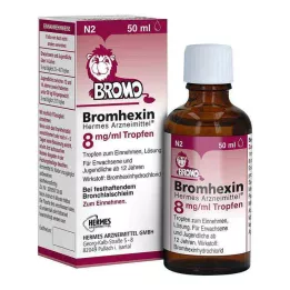 BROMHEXIN Gouttes pour les yeux Hermes 8 mg/ml, 50 ml