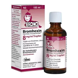 BROMHEXIN Gouttes pour les yeux Hermes 8 mg/ml, 100 ml