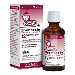 BROMHEXIN Gouttes pour les yeux Hermes 12 mg/ml, 50 ml