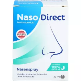 NASODIRECT Spray nasal avec Captomucil, 20 ml