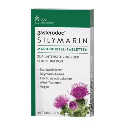 Comprimés de chardon-Marie Gasterodoc Silymarin, 60 pc