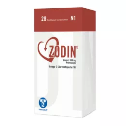 ZODIN Oméga-3 1 000 mg capsules molles, 28 pcs