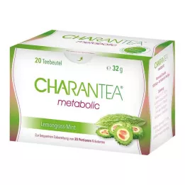 CHARANTEA Sachets filtrants métaboliques citron/menthe, 20 pièces